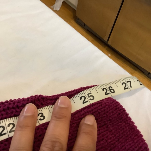 NWT New Member's Mark Chenille Cardigan Size XL, Dark Raspberry Color - Picture 13 of 14